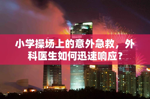 小学操场上的意外急救，外科医生如何迅速响应？