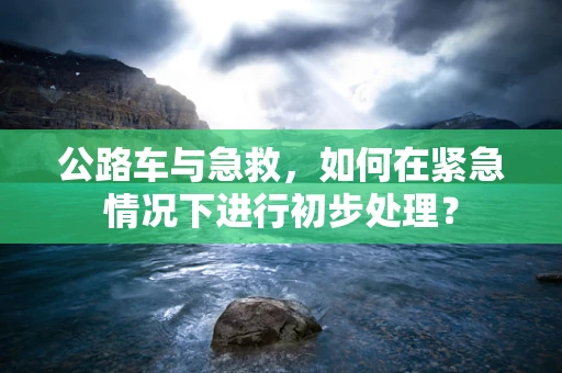公路车与急救，如何在紧急情况下进行初步处理？