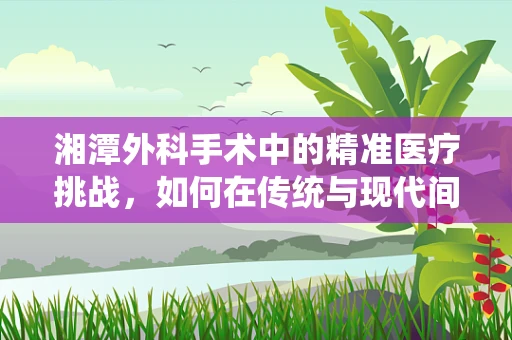 湘潭外科手术中的精准医疗挑战，如何在传统与现代间找到最佳平衡？