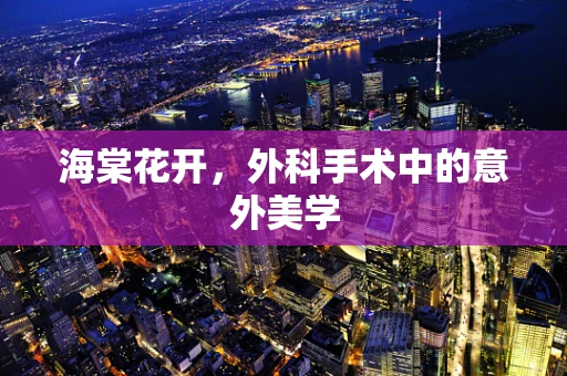 海棠花开，外科手术中的意外美学