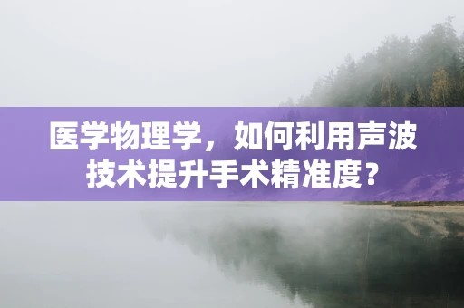 医学物理学，如何利用声波技术提升手术精准度？