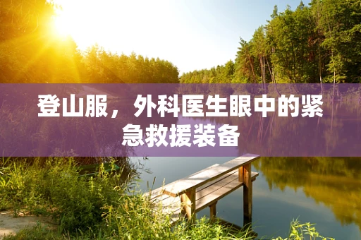 登山服，外科医生眼中的紧急救援装备