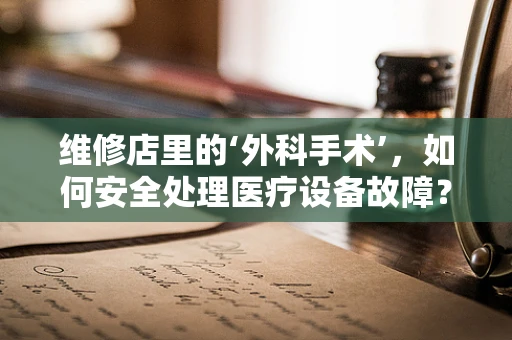 维修店里的‘外科手术’，如何安全处理医疗设备故障？