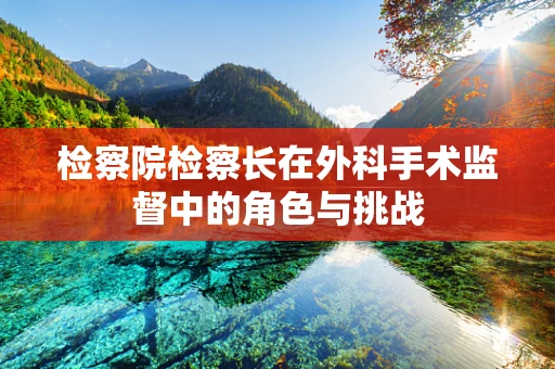检察院检察长在外科手术监督中的角色与挑战
