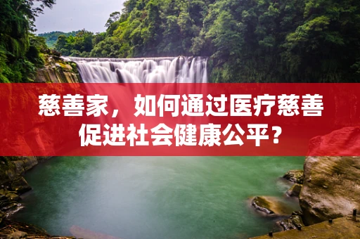 慈善家，如何通过医疗慈善促进社会健康公平？