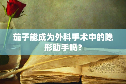 茄子能成为外科手术中的隐形助手吗？