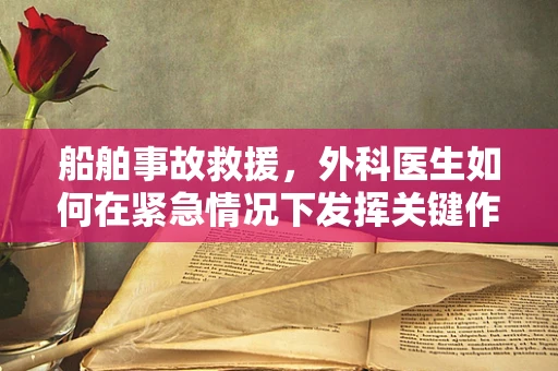 船舶事故救援，外科医生如何在紧急情况下发挥关键作用？