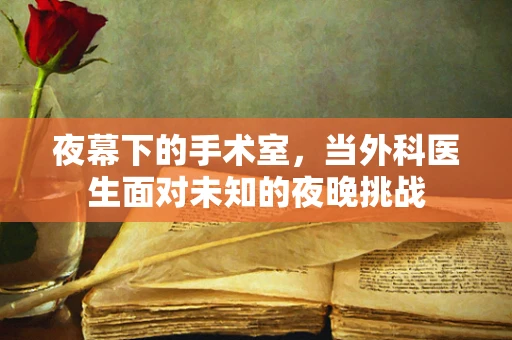夜幕下的手术室，当外科医生面对未知的夜晚挑战