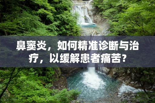 鼻窦炎，如何精准诊断与治疗，以缓解患者痛苦？