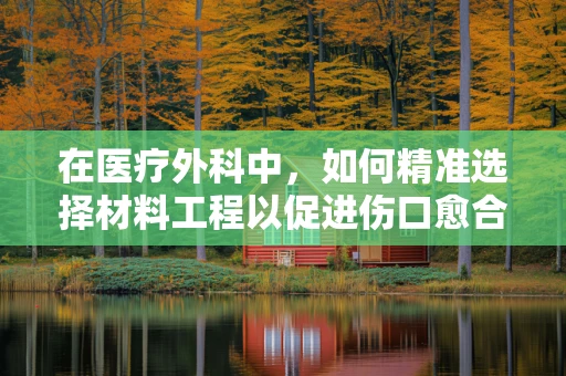 在医疗外科中，如何精准选择材料工程以促进伤口愈合？