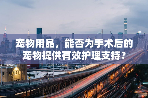 宠物用品，能否为手术后的宠物提供有效护理支持？
