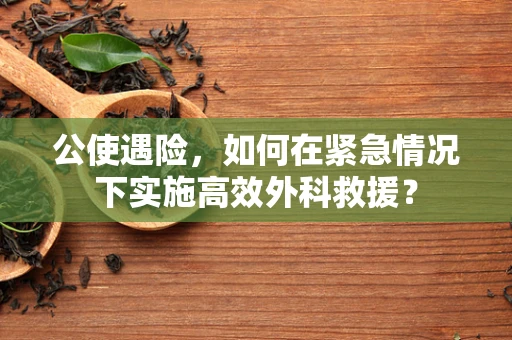 公使遇险，如何在紧急情况下实施高效外科救援？