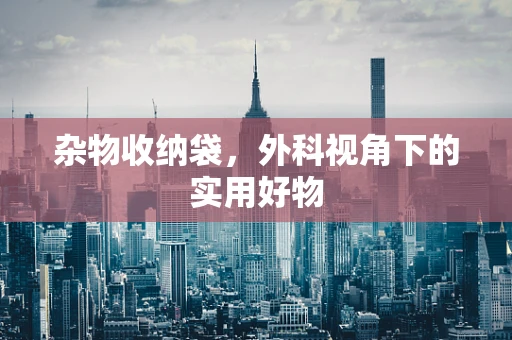 杂物收纳袋，外科视角下的实用好物