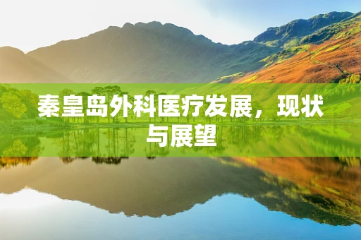秦皇岛外科医疗发展，现状与展望