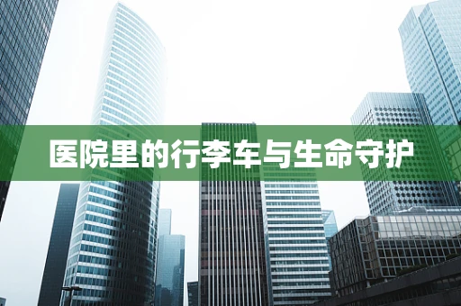 医院里的行李车与生命守护
