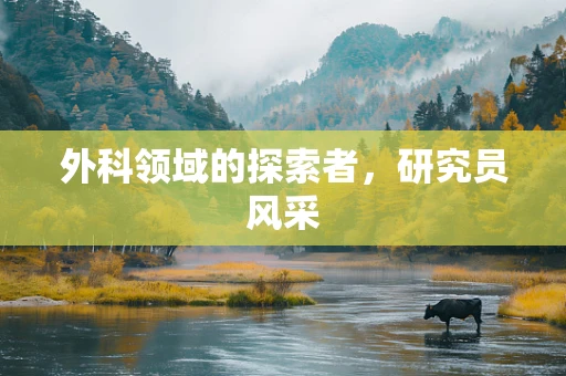 外科领域的探索者，研究员风采