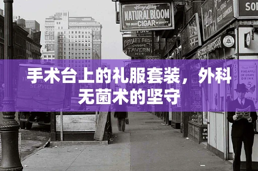 手术台上的礼服套装，外科无菌术的坚守