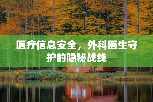 医疗信息安全，外科医生守护的隐秘战线