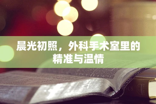 晨光初照，外科手术室里的精准与温情