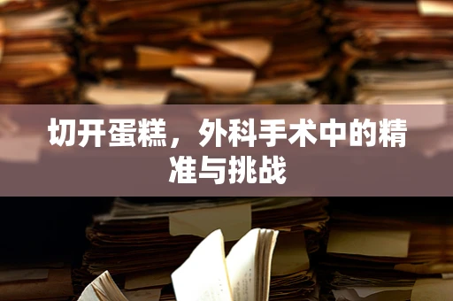 切开蛋糕，外科手术中的精准与挑战