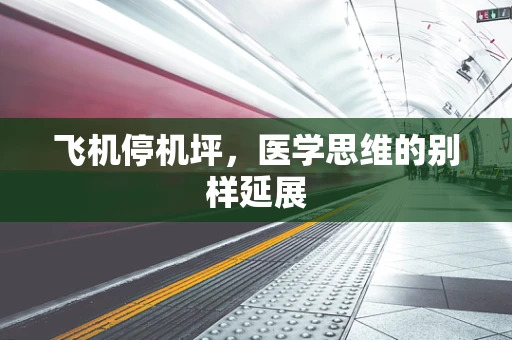 飞机停机坪，医学思维的别样延展