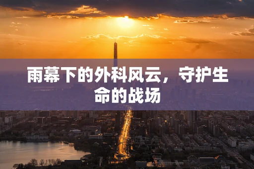 雨幕下的外科风云，守护生命的战场