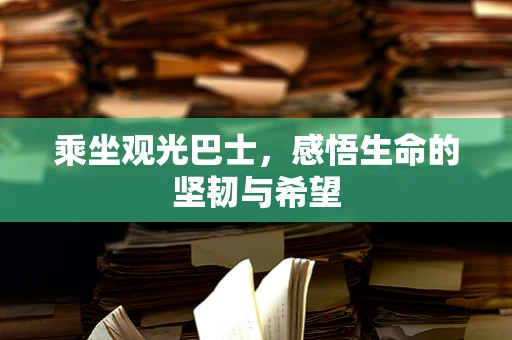 乘坐观光巴士，感悟生命的坚韧与希望