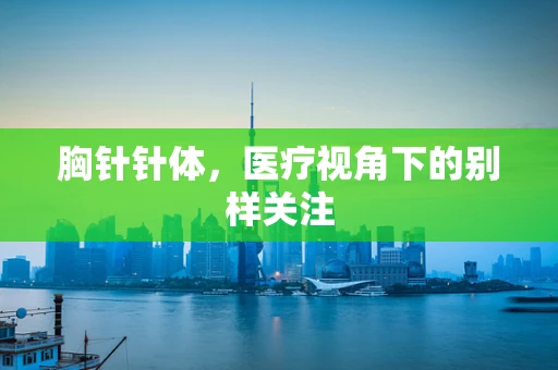 胸针针体，医疗视角下的别样关注