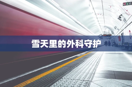 雪天里的外科守护