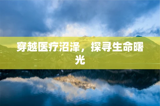 穿越医疗沼泽，探寻生命曙光