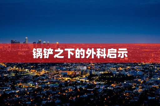 锅铲之下的外科启示