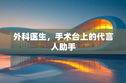 外科医生，手术台上的代言人助手