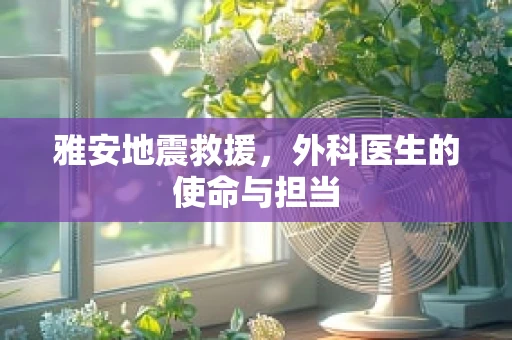 雅安地震救援，外科医生的使命与担当