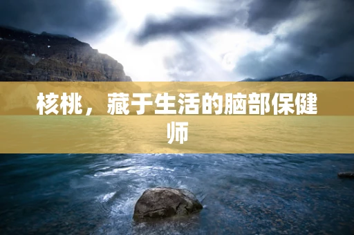 核桃，藏于生活的脑部保健师