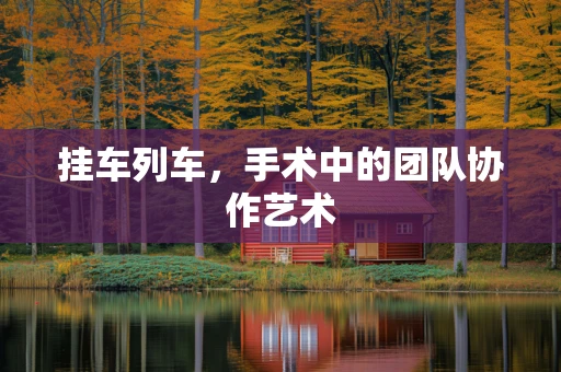 挂车列车，手术中的团队协作艺术