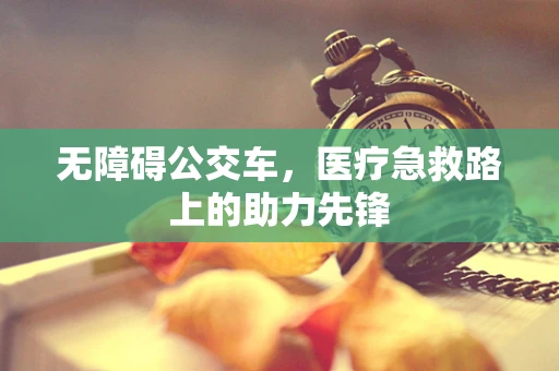 无障碍公交车，医疗急救路上的助力先锋