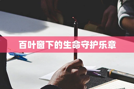 百叶窗下的生命守护乐章