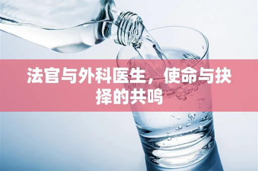 法官与外科医生，使命与抉择的共鸣