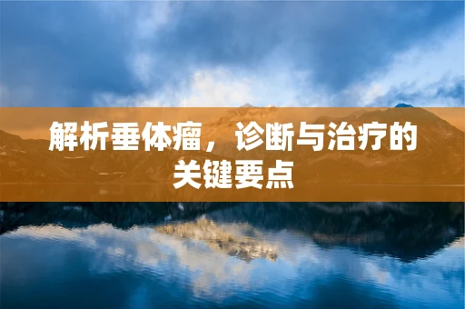解析垂体瘤，诊断与治疗的关键要点