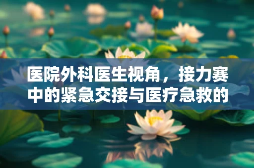 医院外科医生视角，接力赛中的紧急交接与医疗急救的默契配合