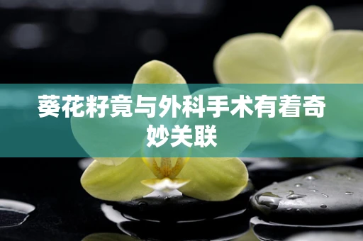 葵花籽竟与外科手术有着奇妙关联