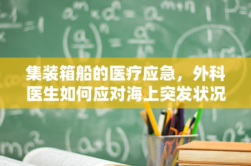 集装箱船的医疗应急，外科医生如何应对海上突发状况？