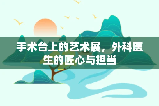 手术台上的艺术展，外科医生的匠心与担当