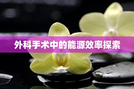 外科手术中的能源效率探索