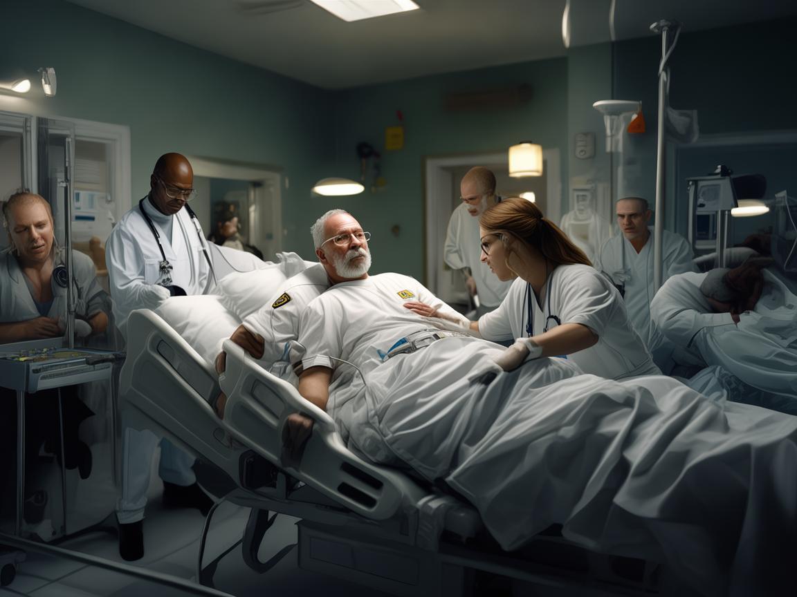 警察局长受伤后的紧急救治