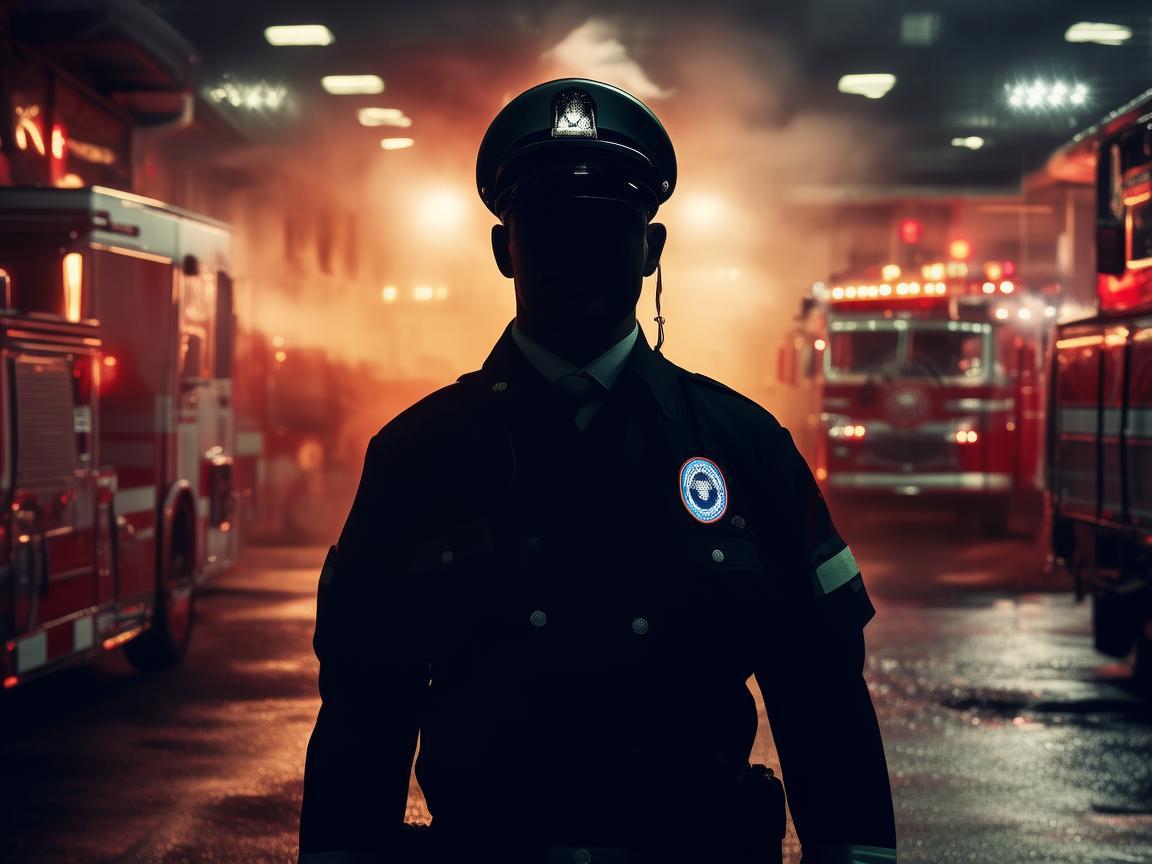 消防队长，生命防线的无畏守护者